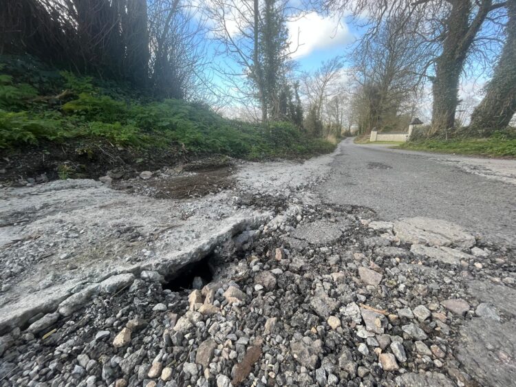 Concerns raised by County Kilkenny residents re road conditions in their area