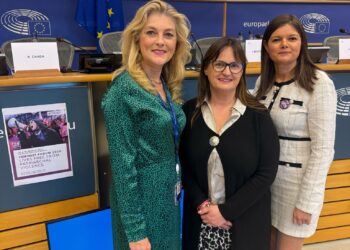 “Ballinkillen’s Kathleen Chada speaks at EU Parliament on Patriarchal Violence
