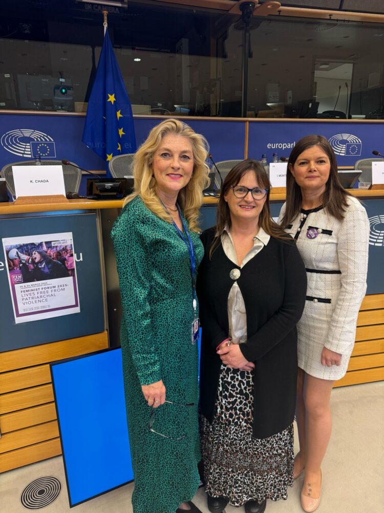 “Ballinkillen’s Kathleen Chada speaks at EU Parliament on Patriarchal Violence
