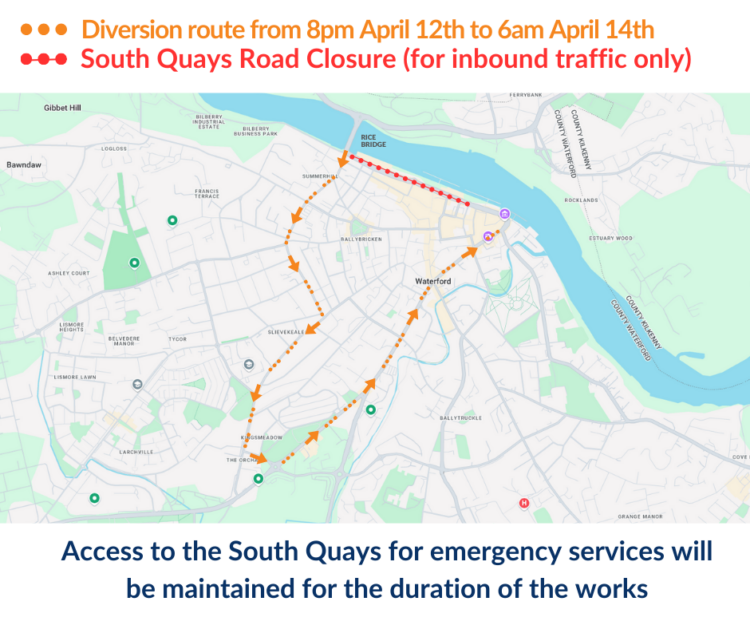 Traffic Disruption as South Quays Closure for Excavation Works Announced