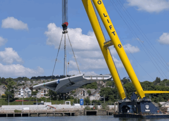 Excitement Builds as Third Section of Waterford’s Sustainable Transport Bridge Goes In Today