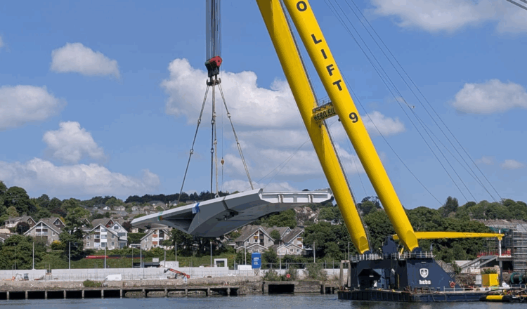 Excitement Builds as Third Section of Waterford’s Sustainable Transport Bridge Goes In Today