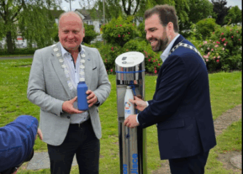 Carlow Unveils Solar-Powered UV-Filtered Water Fountain at Bus Park