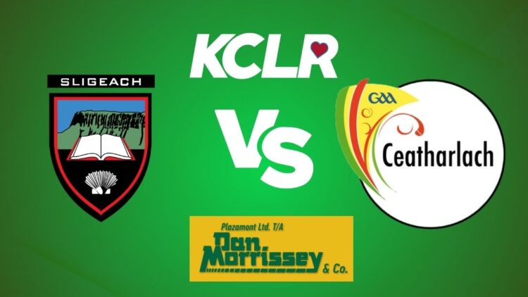 Sligo v Carlow, live on KCLR