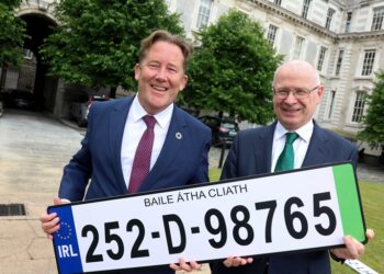 New green stripe on Irish number plates to identify zero-emission vehicles