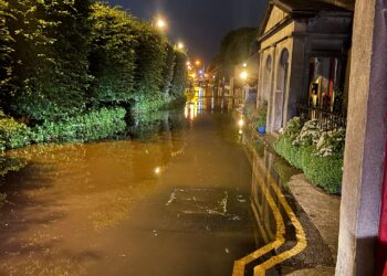Burst Main Causes Flooding Near Kilkenny’s Carnegie Library