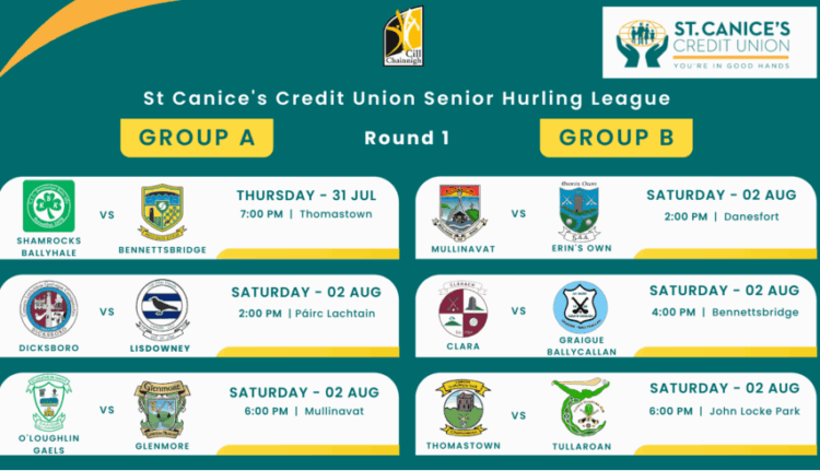 “Points on the Board Are Huge” – Kilkenny Senior League Throws In This Weekend