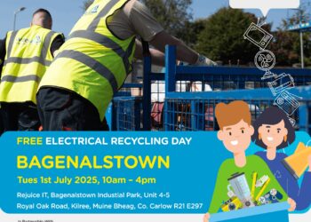Householders in Carlow urged to bring old batteries and e-waste to free collection events