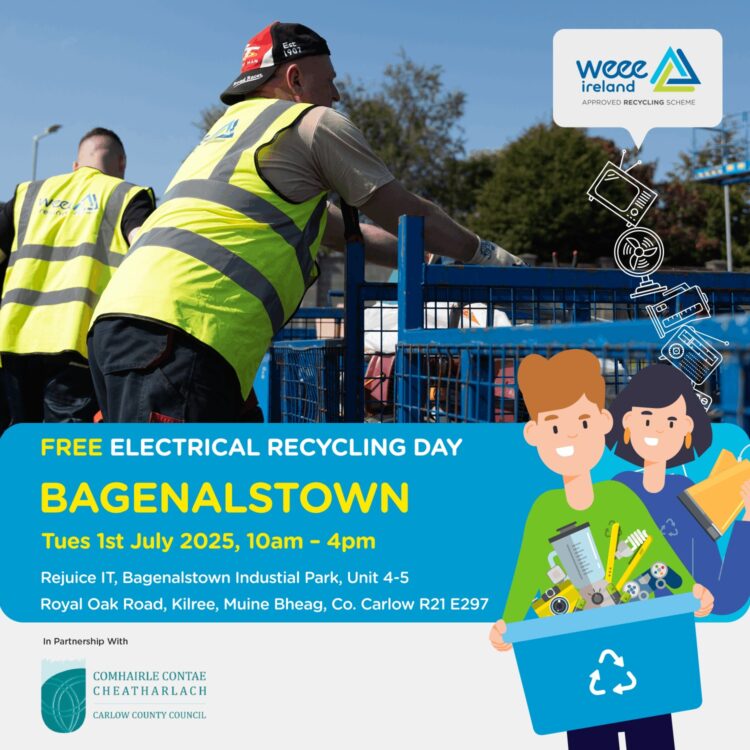 Householders in Carlow urged to bring old batteries and e-waste to free collection events
