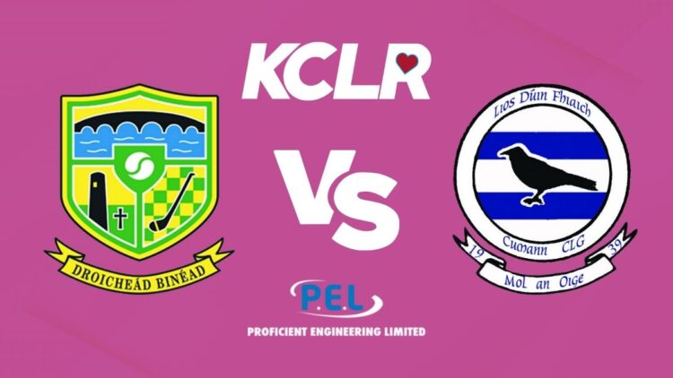 Bennettsbridge v Lisdowney, live on KCLR