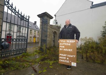 Kilkenny based CEO on cold, noisy night sleeping rough in Carlow and the feeling of being ‘unseen’