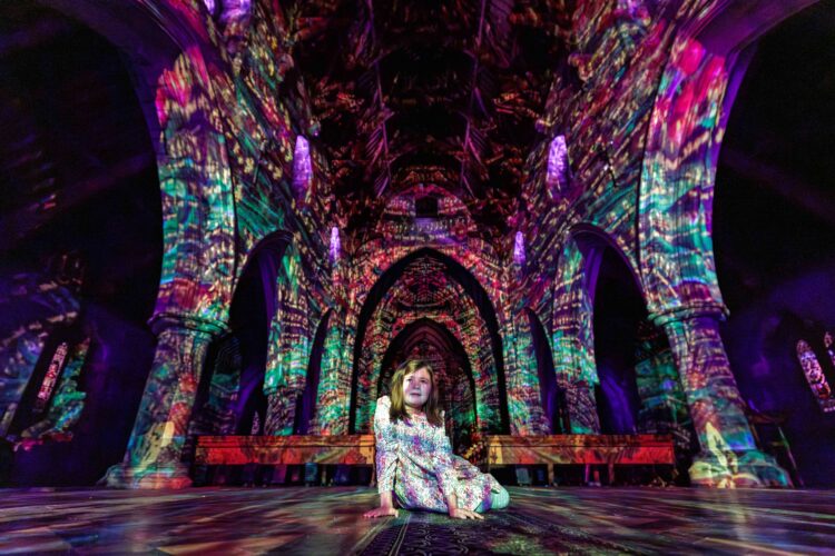 St Canice’s Cathedral Comes Alive in 360° Light and Sound for Starlight by Luxmuralis