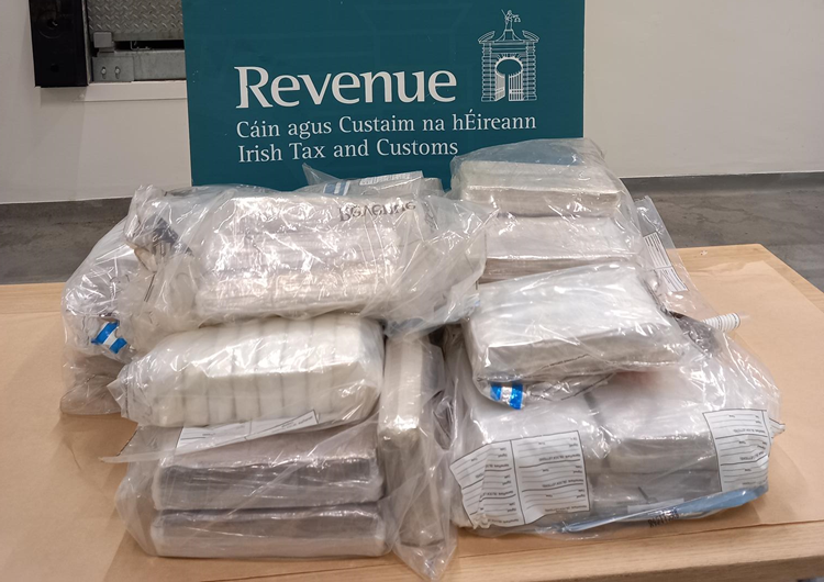 Gardaí arrest a man following €3.75 million cocaine seizure at Rosslare Europort, Co Wexford.