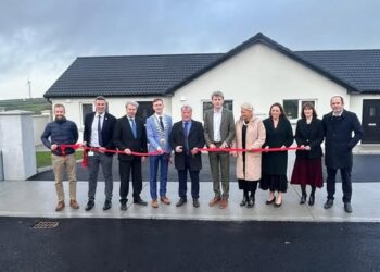 Ribbon cut on three new homes in County Carlow