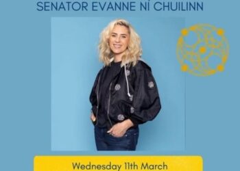 Senator Evanne Ní Chuilinn heading home to guest speak at Kilkenny Chamber President’s lunch