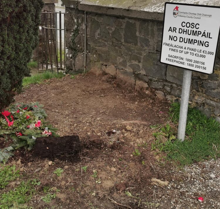 Concern over refuse being dumped in Callan graveyard