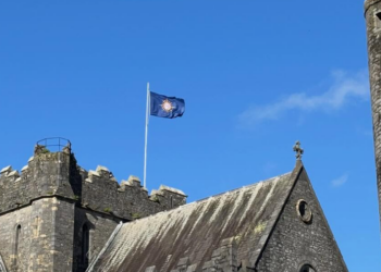 St Canices Cathedral in Kilkenny marks historic church moment with flag display