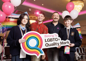 Two local groups among 39 schools and youth centres to be awarded National LGBTQ+ Quality Mark