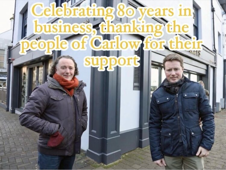 Carlow business marking 80 years trading