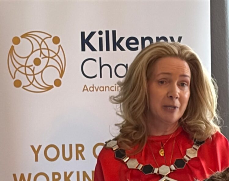 Claire McInerney Brown takes Kilkenny Chamber Presidential chain