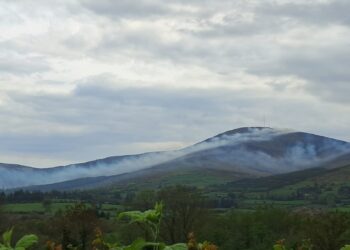 “I thought my house was on fire” says county Carlow resident as Mount Leinster smoulders