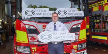 Carlow Fire Service makes history as Ireland’s first to secure “green” international excellence hat-trick