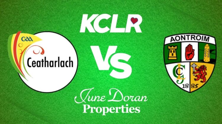 Live Hurling: Antrim v Carlow – Joe McDonagh Cup