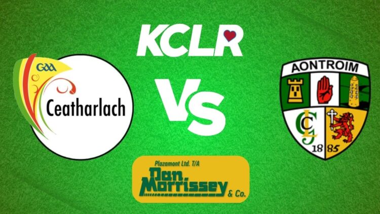 Live Football: Carlow v Antrim – Tailteann Cup Round 1