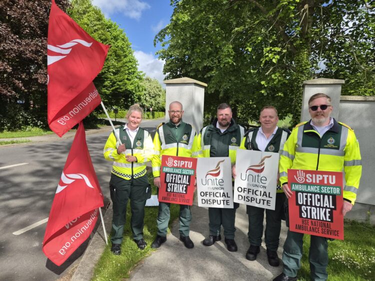 Striking ambulance workers warn dispute far from over for those working in Carlow, Kilkenny and across the country