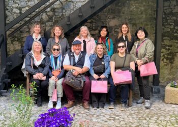 Canandian travel agents visiting Ireland explore Kilkenny