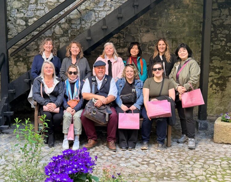 Canandian travel agents visiting Ireland explore Kilkenny