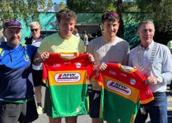Mayor Paul Doogue delighted to welcome FTD Brothers to Carlow