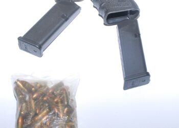 Two people arrested following recovery of firearms, ammunition and replica grenade in county Wicklow