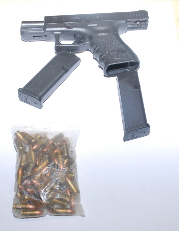 Two people arrested following recovery of firearms, ammunition and replica grenade in county Wicklow