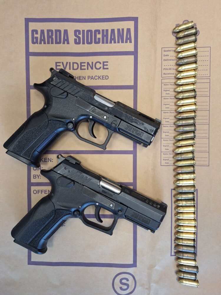 Man arrested following seizure of guns and ammunition in county Kildare