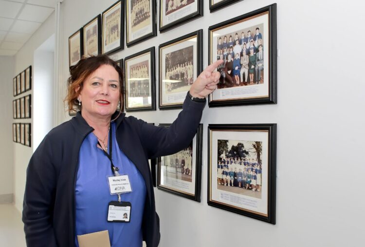 Seven decades of University Hospital Waterford’s annual nurse graduation photographs now adorn walls in the regional facility