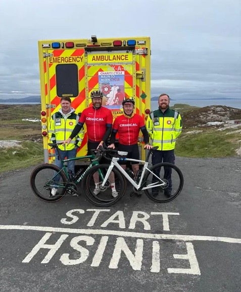 24 hour cycle from Malin Head to Mizen Head underway in aid of Kilkenny Critical CRF team