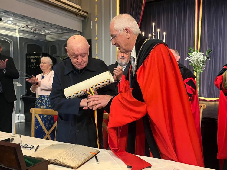 Eamon Langton ‘surprised but delighted’ on becoming Freeman of Kilkenny city