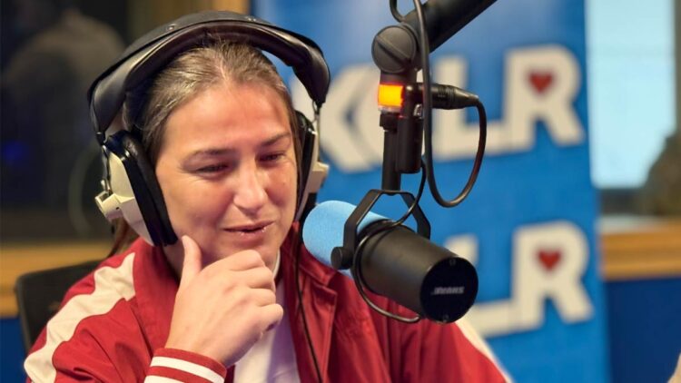Katie Taylor at KCLR studios. Photo: Ken McGuire/KCLR