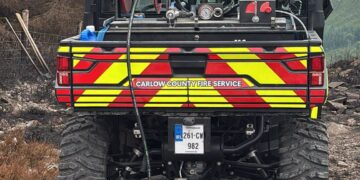 Carlow Fire Service new ATV busy since launch last week