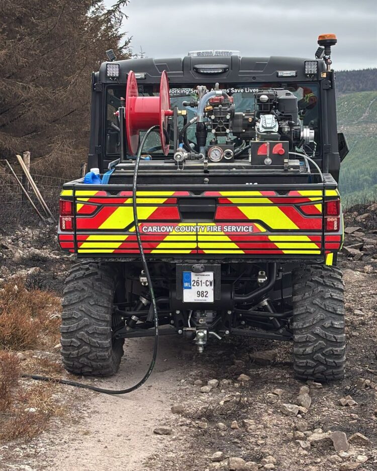 Carlow Fire Service new ATV busy since launch last week