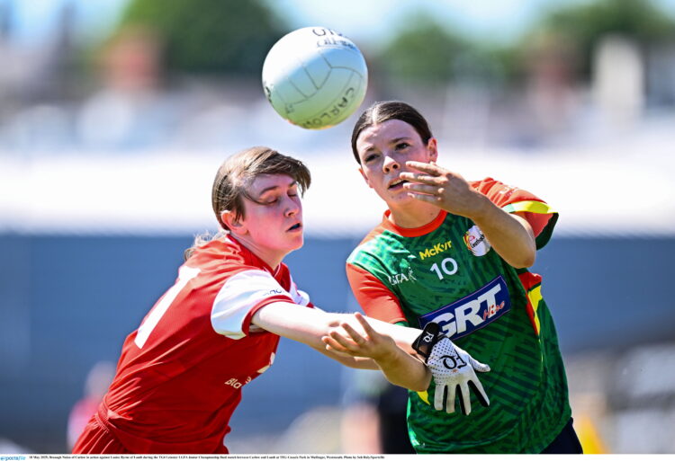 The Carlow ladies team is the only team never to have played in Croke Park before. It’s just absolutely massive. Everyone is just absolutely buzzing. It’s crazy,” Brónagh Nolan is hoping to play her part as Carlow try to mark their historic day with victory over Antrim in the TG4 All-Ireland junior championship final.