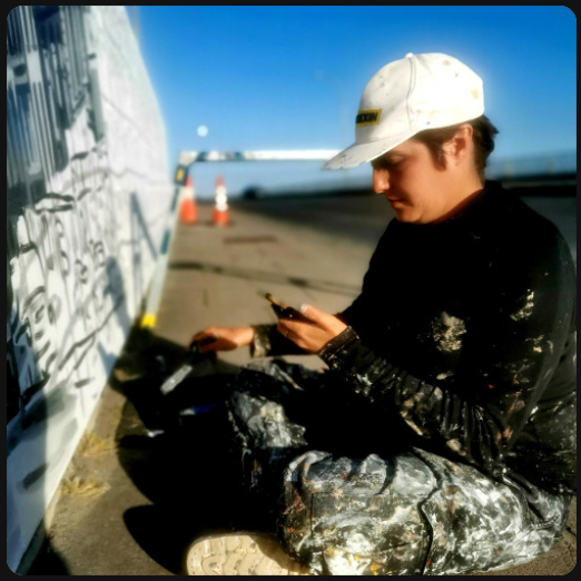 Portuguese artists to finish off magnificent mural in Ferrybank later today
