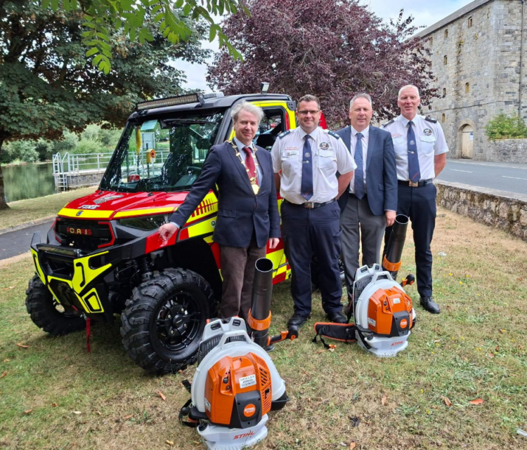 Carlow Fire and Rescue launches new wildland firefighting ATV