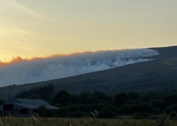 Homes maybe at risk of fire damage near Slievenamon