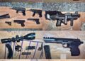 11 guns, ammunition and €700,000 worth of controlled drugs seized in Laois and Kildare