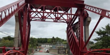Ferrymountgarret Bridge works in Kilkenny ongoing late into the evenings to ensure it reopens as planned next Friday