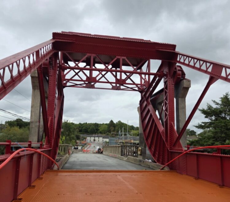 Ferrymountgarret Bridge works in Kilkenny ongoing late into the evenings to ensure it reopens as planned next Friday