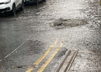 “Dirty water” floods onto county Kilkenny town street