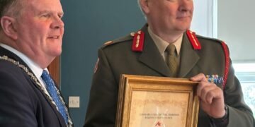 Current and former soldiers celebrated at Kilkenny city army base